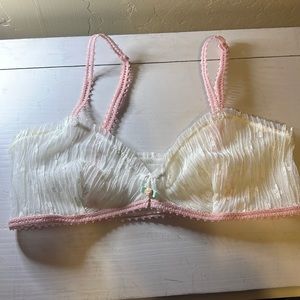 NWOT intimately by free people lace bralette size xs